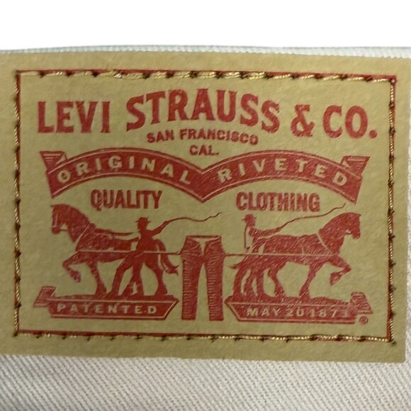 Women's‎ LEVI'S 721 High Rise Ankle Skinny Button-Fly in Baby Pink- Size 32 - Picture 15 of 15